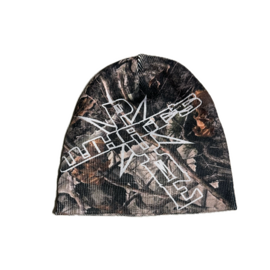 Tree camo beanie